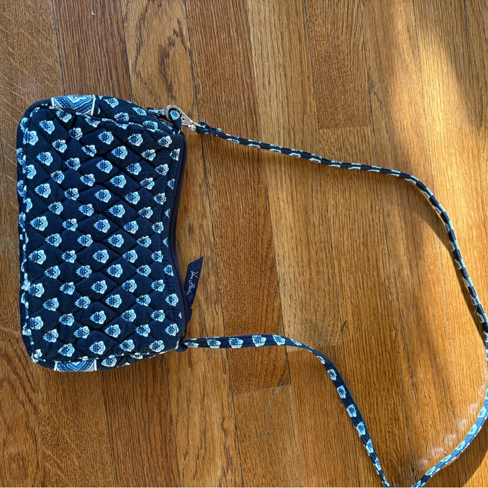 Dark Blue Vera Bradley Mini Bag